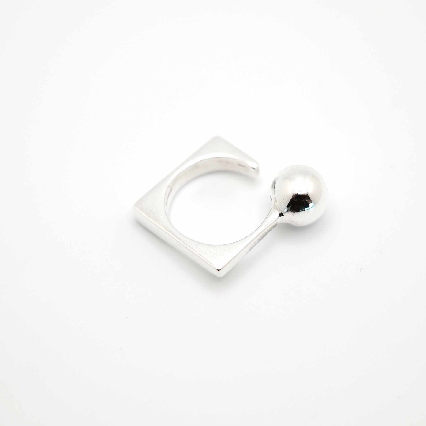 Square and Sphere Ring